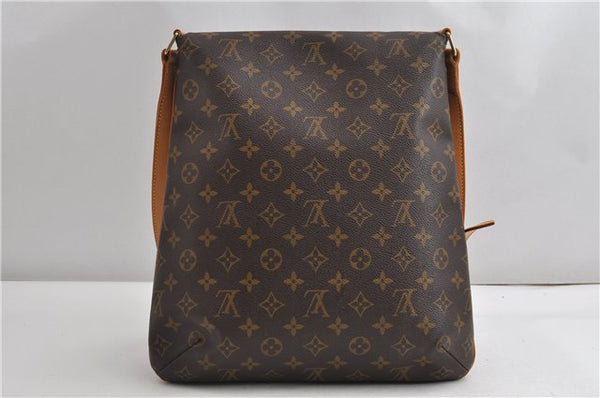 Authentic Louis Vuitton Monogram Musette Shoulder Cross Body Bag M51256 LV 7199F