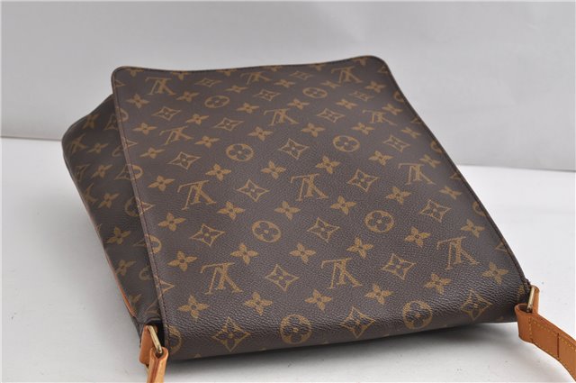 Authentic Louis Vuitton Monogram Musette Shoulder Cross Body Bag M51256 LV 7199F