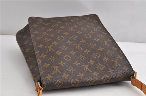 Authentic Louis Vuitton Monogram Musette Shoulder Cross Body Bag M51256 LV 7199F