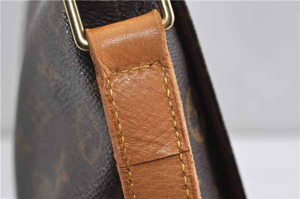 Authentic Louis Vuitton Monogram Musette Shoulder Cross Body Bag M51256 LV 7199F