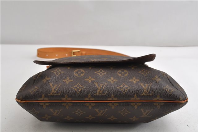 Authentic Louis Vuitton Monogram Musette Shoulder Cross Body Bag M51256 LV 7199F
