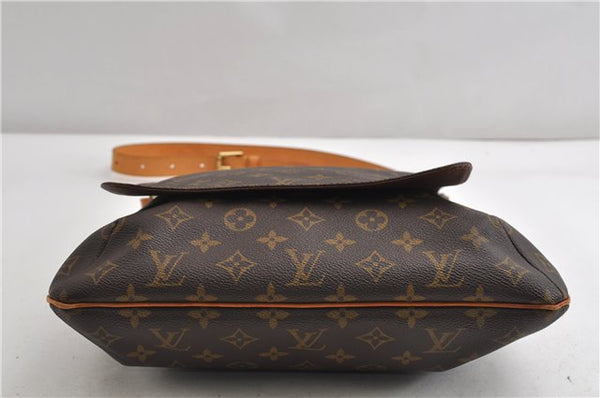 Authentic Louis Vuitton Monogram Musette Shoulder Cross Body Bag M51256 LV 7199F