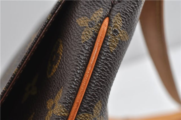 Authentic Louis Vuitton Monogram Musette Shoulder Cross Body Bag M51256 LV 7199F
