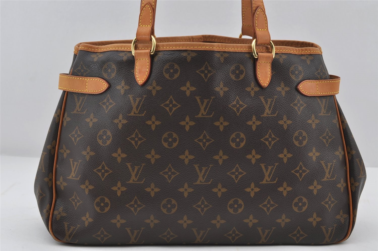 Authentic Louis Vuitton Monogram Batignolles Horizontal Tote Bag M51154 LV 7199I