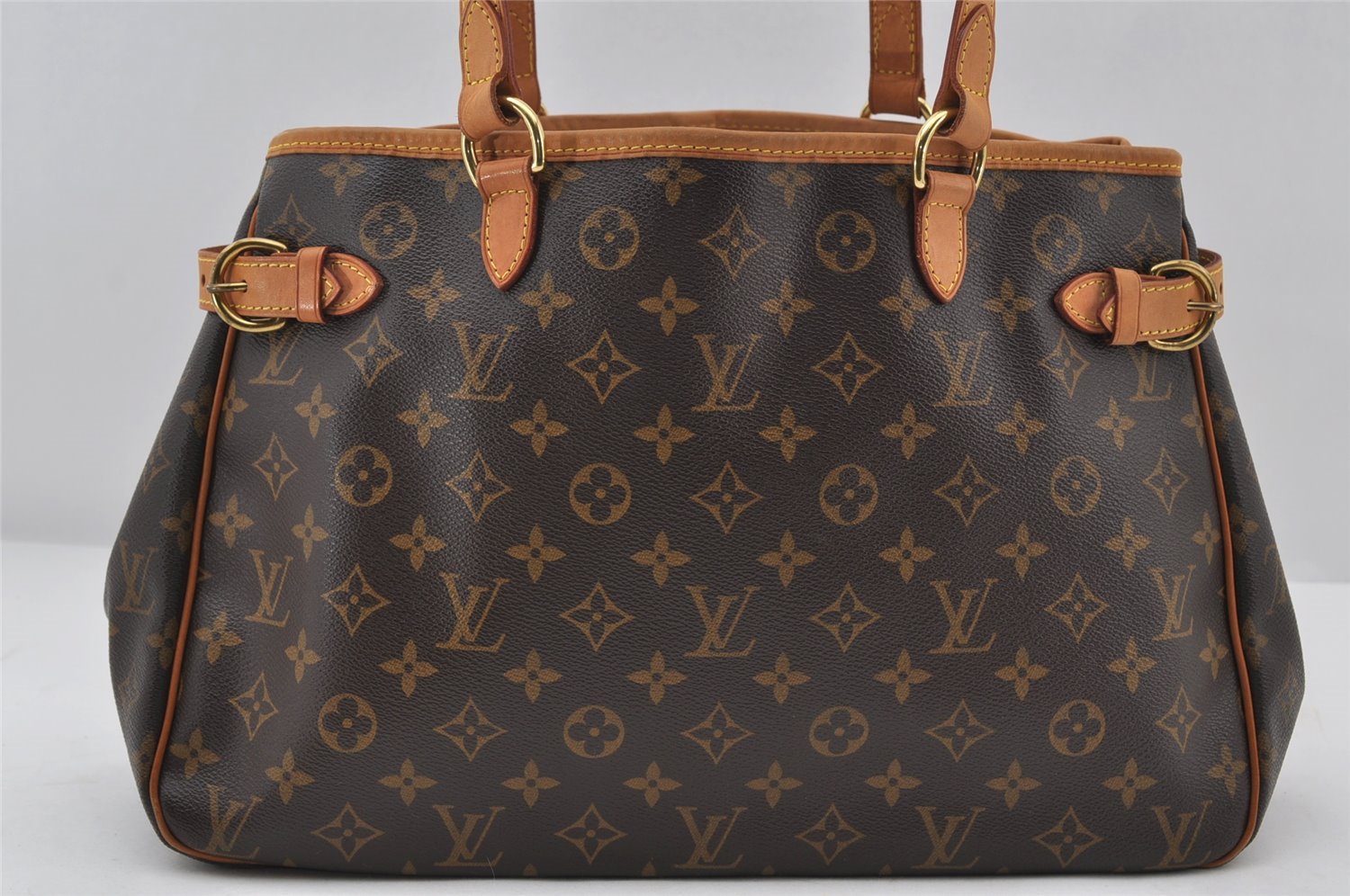 Authentic Louis Vuitton Monogram Batignolles Horizontal Tote Bag M51154 LV 7199I