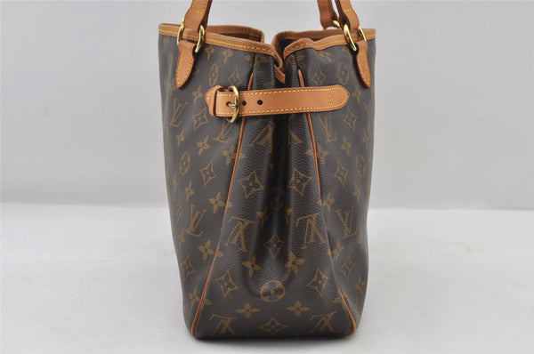 Authentic Louis Vuitton Monogram Batignolles Horizontal Tote Bag M51154 LV 7199I