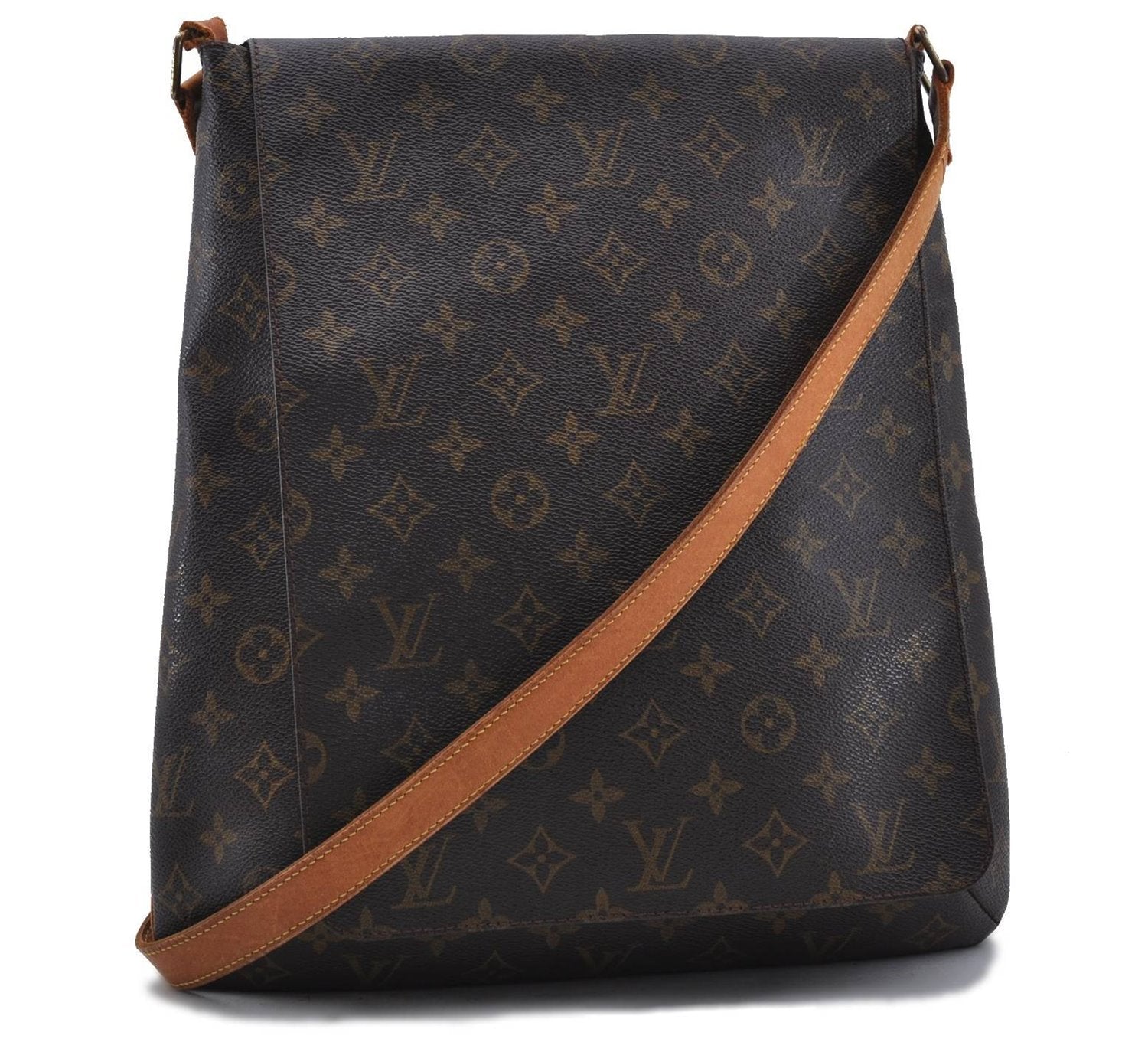 Authentic LOUIS VUITTON Monogram Musette Shoulder Cross Body Bag M51256 LV 7200C