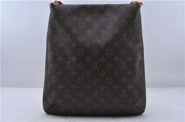 Authentic LOUIS VUITTON Monogram Musette Shoulder Cross Body Bag M51256 LV 7200C
