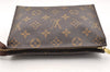 Authentic Louis Vuitton Monogram Poche Toilette 19 M47544 Cosmetics Pouch 7202I