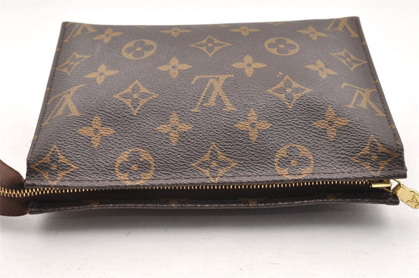 Authentic Louis Vuitton Monogram Poche Toilette 19 M47544 Cosmetics Pouch 7202I