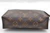 Authentic Louis Vuitton Monogram Poche Toilette 19 M47544 Cosmetics Pouch 7202I