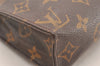 Authentic Louis Vuitton Monogram Poche Toilette 19 M47544 Cosmetics Pouch 7202I