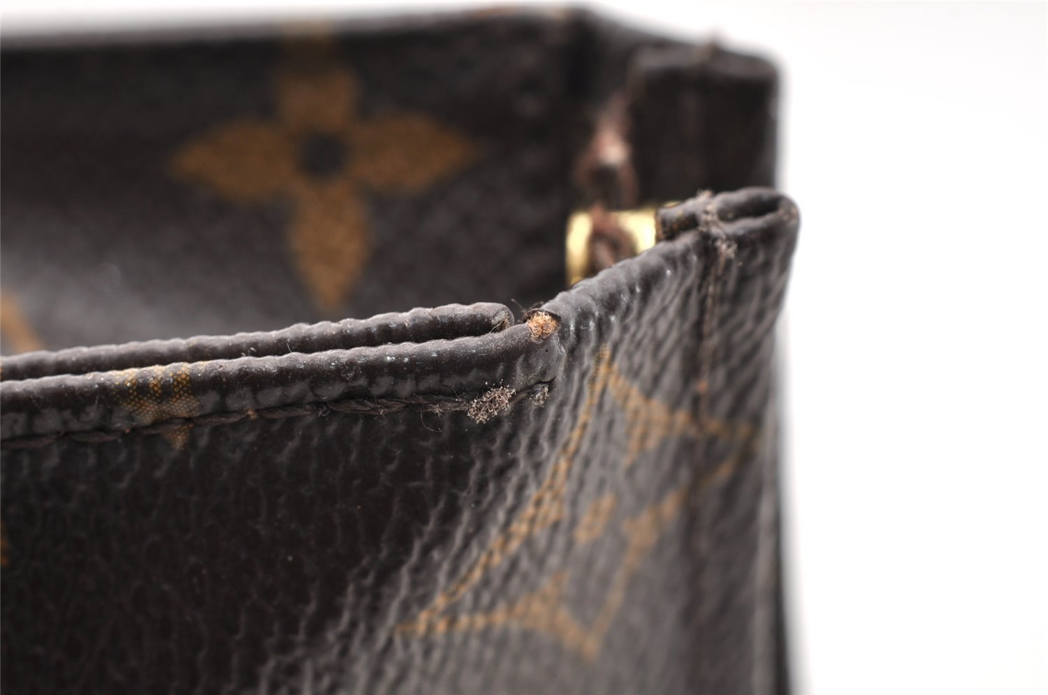 Authentic Louis Vuitton Monogram Poche Toilette 19 M47544 Cosmetics Pouch 7202I