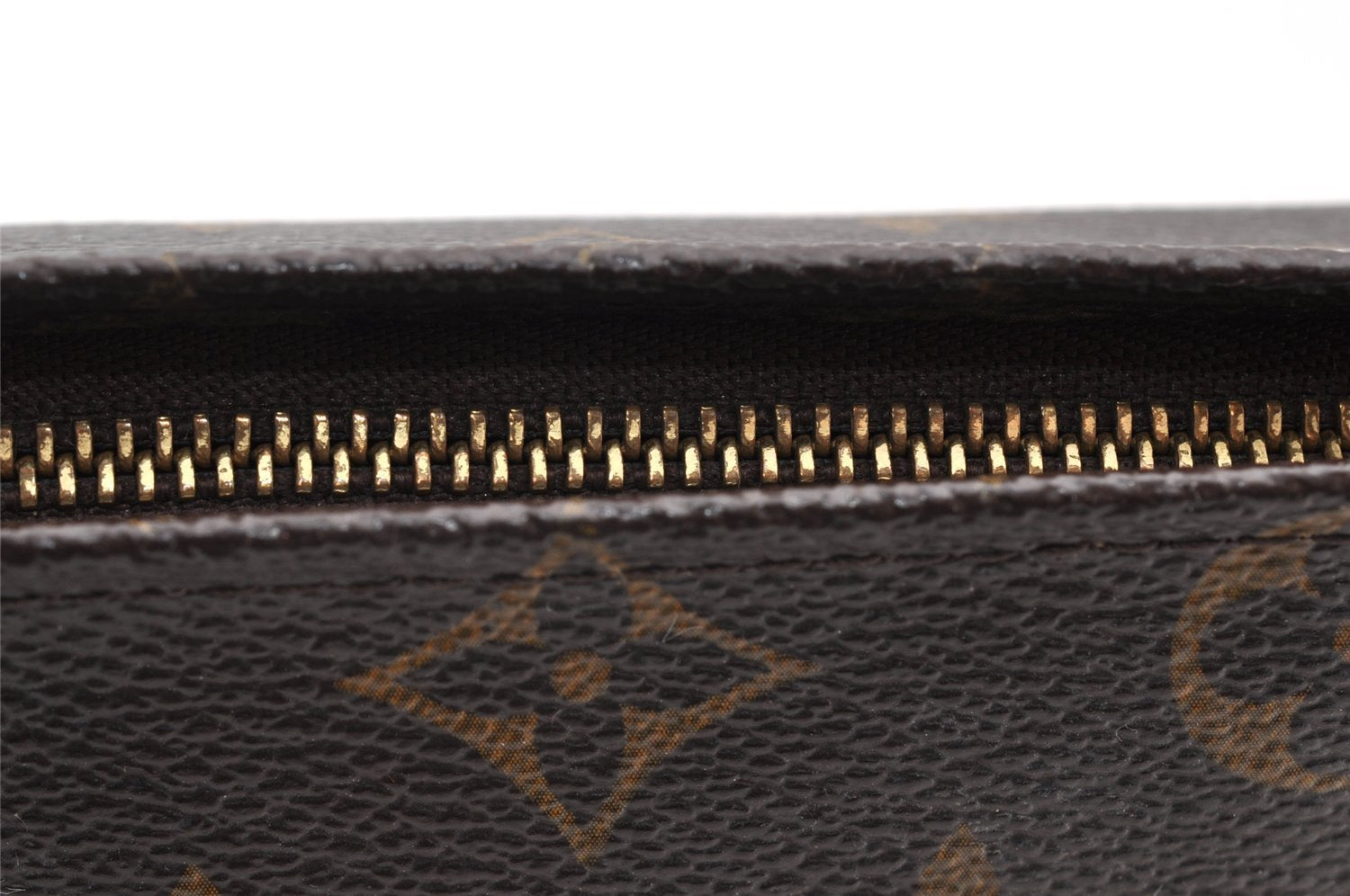 Authentic Louis Vuitton Monogram Poche Toilette 19 M47544 Cosmetics Pouch 7202I