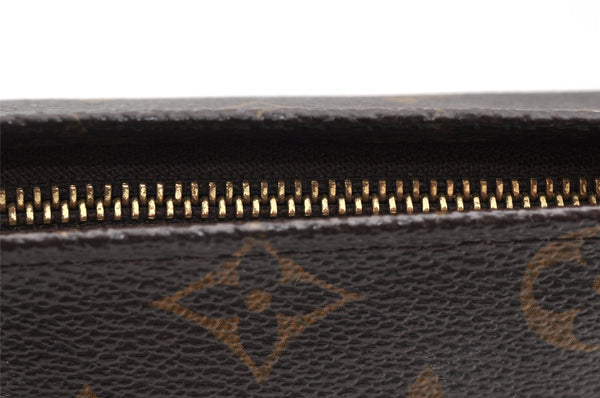 Authentic Louis Vuitton Monogram Poche Toilette 19 M47544 Cosmetics Pouch 7202I