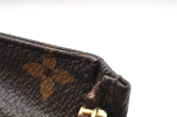 Authentic Louis Vuitton Monogram Poche Toilette 19 M47544 Cosmetics Pouch 7202I
