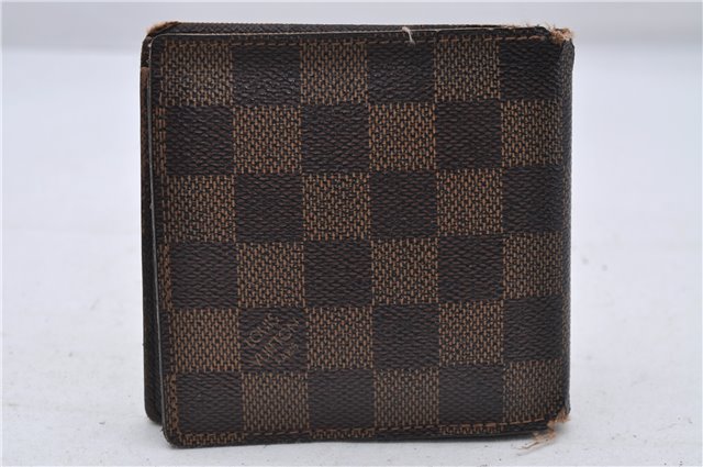 Authentic Louis Vuitton Damier Portefeuille Marco Wallet Purse N61675 LV 7203D