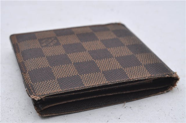 Authentic Louis Vuitton Damier Portefeuille Marco Wallet Purse N61675 LV 7203D