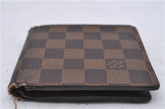 Authentic Louis Vuitton Damier Portefeuille Marco Wallet Purse N61675 LV 7203D