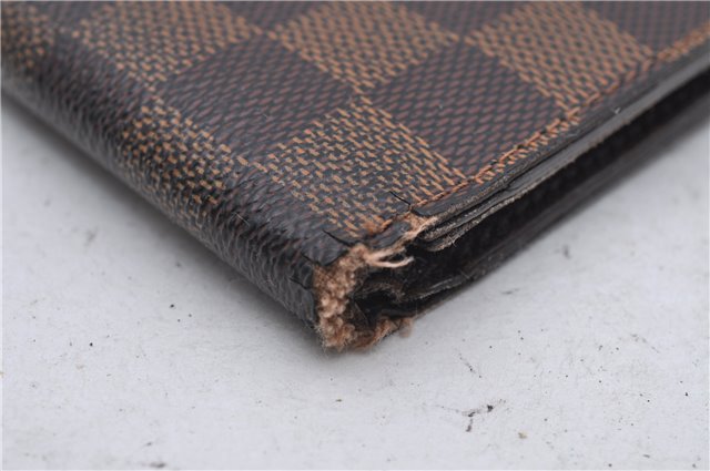 Authentic Louis Vuitton Damier Portefeuille Marco Wallet Purse N61675 LV 7203D