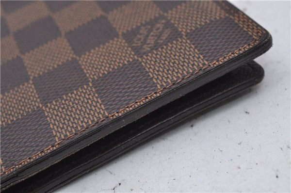 Authentic Louis Vuitton Damier Portefeuille Marco Wallet Purse N61675 LV 7203D