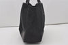 Authentic GUCCI Sherry Line Princy Ribbon Tote Bag GG Canvas Leather Black 7204I