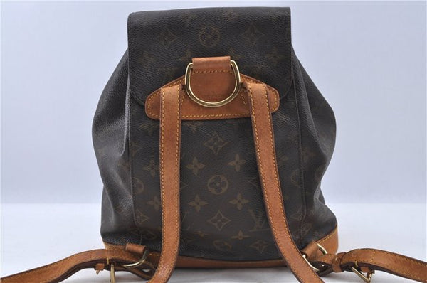 Authentic LOUIS VUITTON Monogram Montsouris MM Backpack M51136 LV 7206C