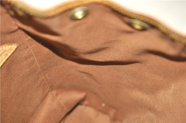 Authentic LOUIS VUITTON Monogram Montsouris MM Backpack M51136 LV 7206C