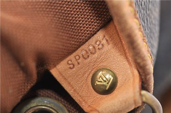 Authentic LOUIS VUITTON Monogram Montsouris MM Backpack M51136 LV 7206C