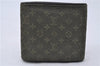 Louis Vuitton Monogram Mini Porte Billet Carte Credit Monnaie Wallet Green 7206D