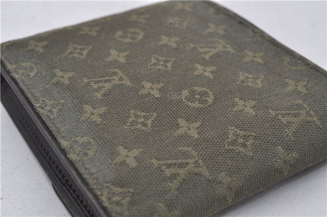 Louis Vuitton Monogram Mini Porte Billet Carte Credit Monnaie Wallet Green 7206D