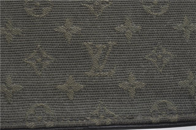 Louis Vuitton Monogram Mini Porte Billet Carte Credit Monnaie Wallet Green 7206D