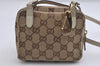 Authentic GUCCI Shoulder Cross Body Bag Purse GG Canvas Leather Brown 7206I