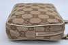 Authentic GUCCI Shoulder Cross Body Bag Purse GG Canvas Leather Brown 7206I