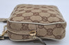 Authentic GUCCI Shoulder Cross Body Bag Purse GG Canvas Leather Brown 7206I