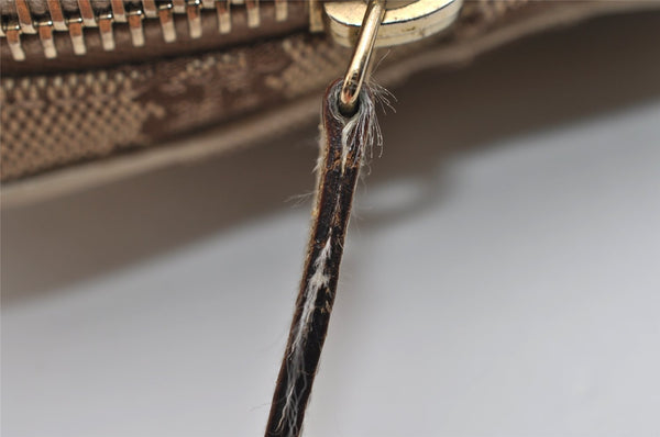 Authentic GUCCI Shoulder Cross Body Bag Purse GG Canvas Leather Brown 7206I