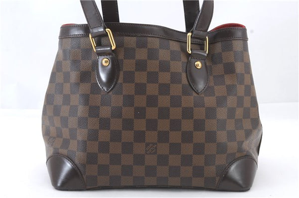 Authentic LOUIS VUITTON Damier Hampstead PM Shoulder Tote Bag N51205 LV 7207C