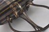 Authentic BURBERRY Vintage Check Shoulder Tote Bag PVC Leather Brown 7209I