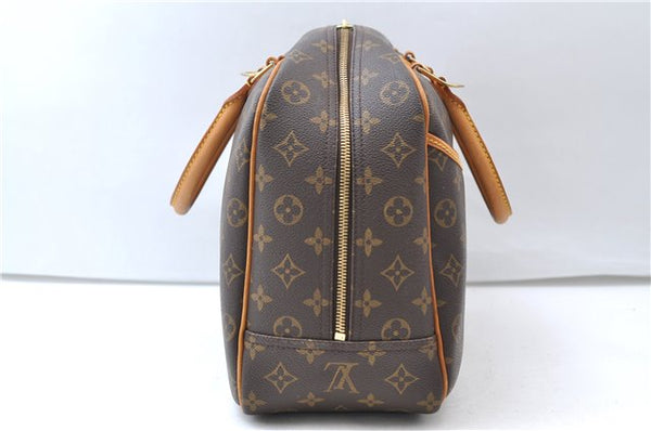 Authentic Louis Vuitton Monogram Deauville Hand Bag M47270 LV 7210E