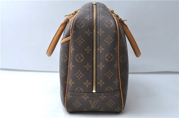 Authentic Louis Vuitton Monogram Deauville Hand Bag M47270 LV 7210E