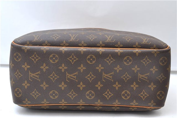 Authentic Louis Vuitton Monogram Deauville Hand Bag M47270 LV 7210E