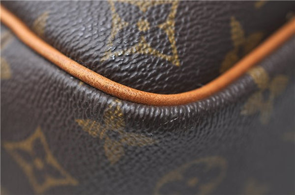 Authentic Louis Vuitton Monogram Deauville Hand Bag M47270 LV 7210E