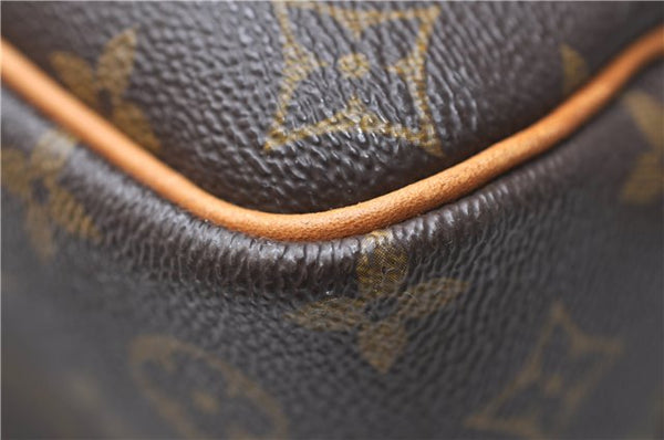 Authentic Louis Vuitton Monogram Deauville Hand Bag M47270 LV 7210E