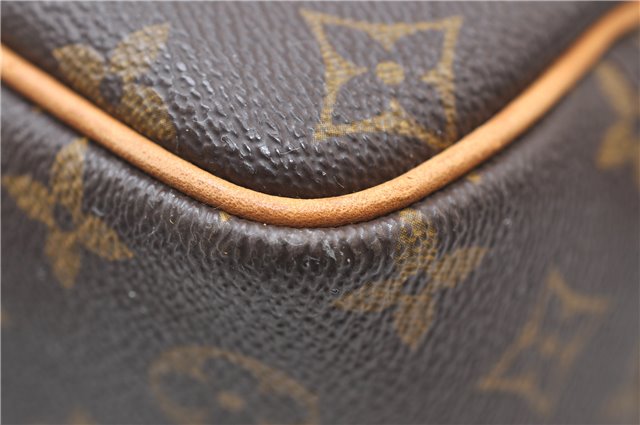 Authentic Louis Vuitton Monogram Deauville Hand Bag M47270 LV 7210E