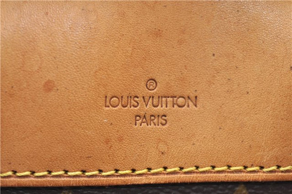 Authentic Louis Vuitton Monogram Deauville Hand Bag M47270 LV 7210E