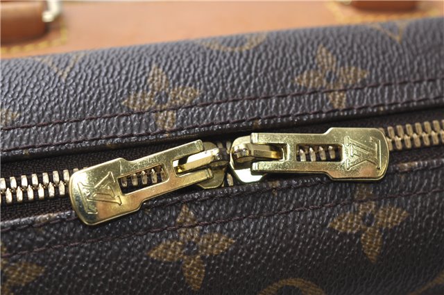 Authentic Louis Vuitton Monogram Deauville Hand Bag M47270 LV 7210E