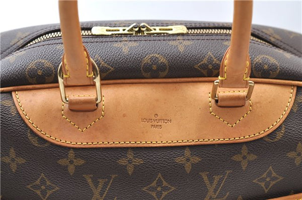 Authentic Louis Vuitton Monogram Deauville Hand Bag M47270 LV 7210E