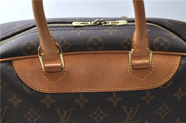 Authentic Louis Vuitton Monogram Deauville Hand Bag M47270 LV 7210E
