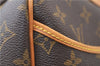 Authentic Louis Vuitton Monogram Deauville Hand Bag M47270 LV 7210E