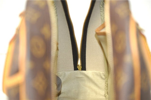 Authentic Louis Vuitton Monogram Deauville Hand Bag M47270 LV 7210E